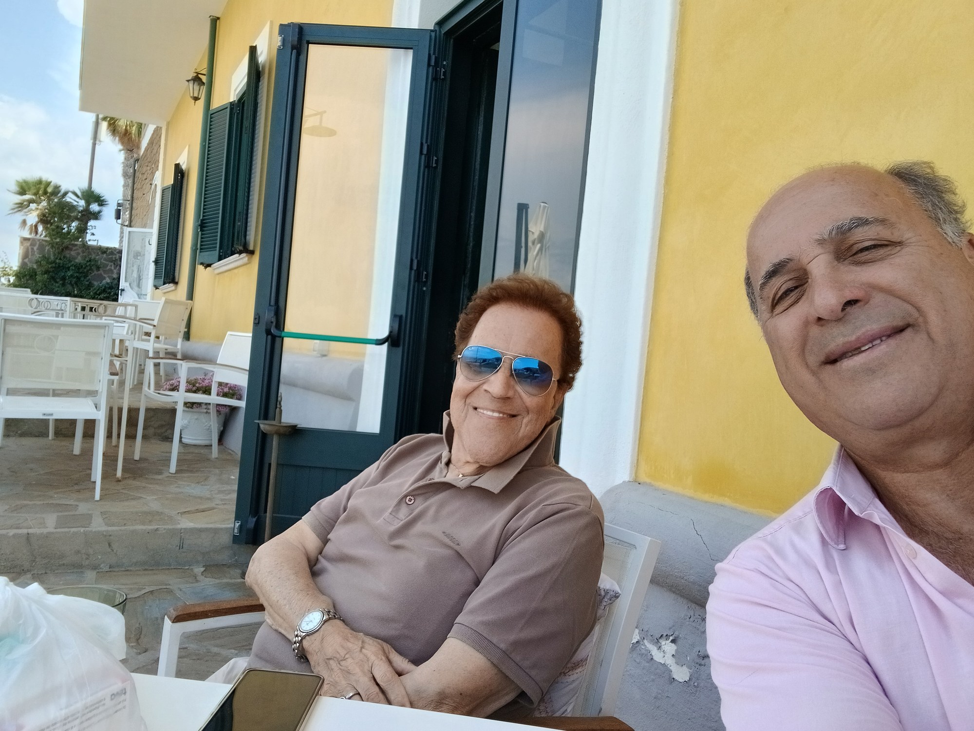 Giacomo Rizzo sul set di Bentornati al Sud – Castellabate, 2026