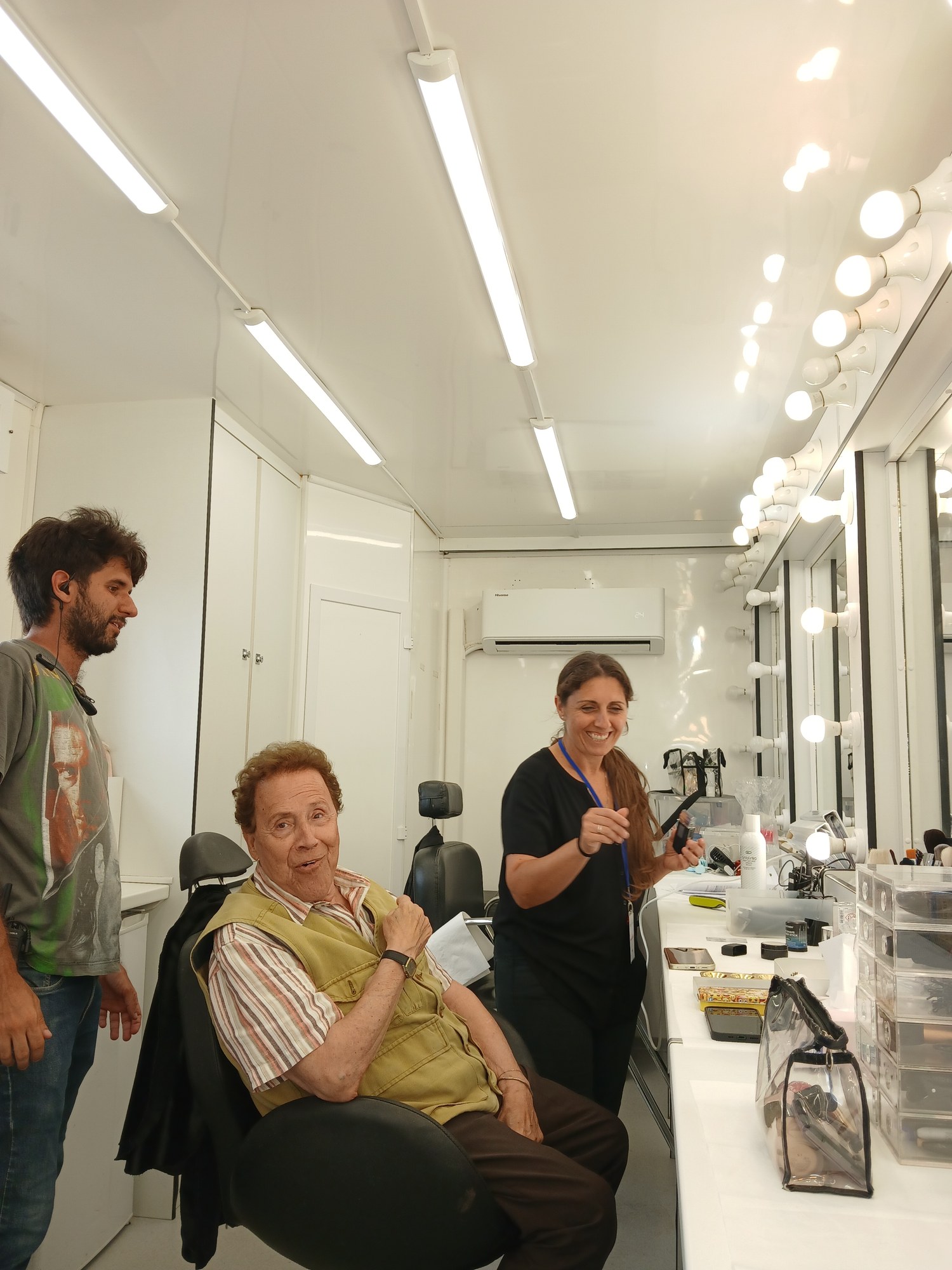 Giacomo Rizzo sul set di Bentornati al Sud – Castellabate, 2026