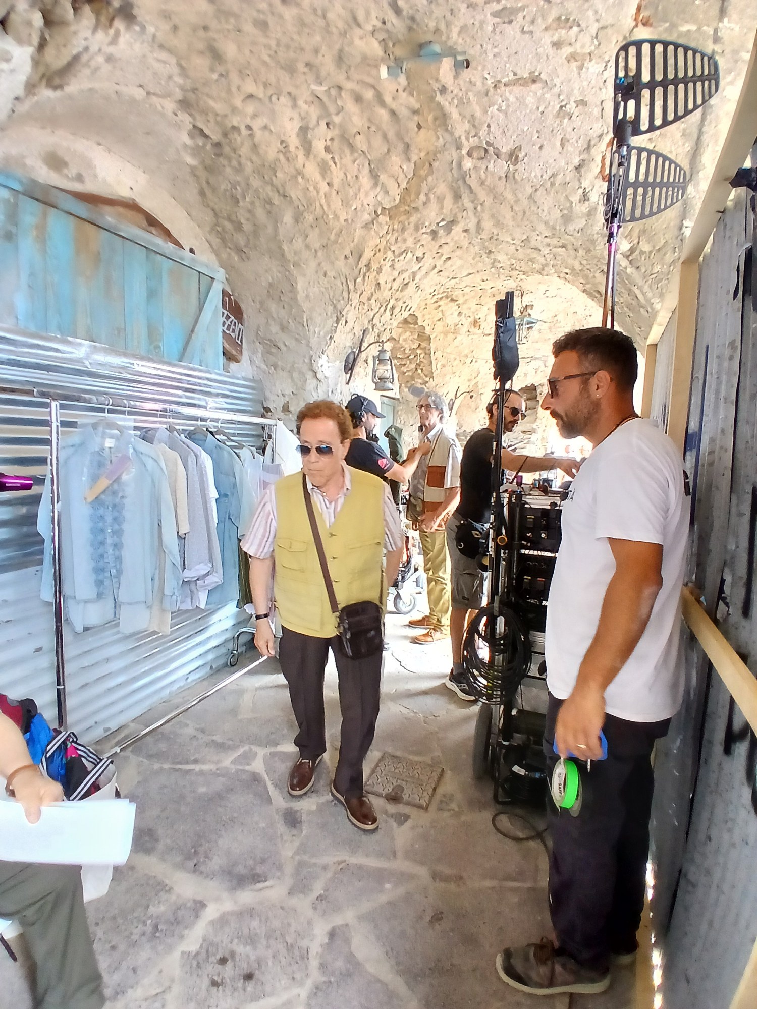 Giacomo Rizzo sul set di Bentornati al Sud – Castellabate, 2026