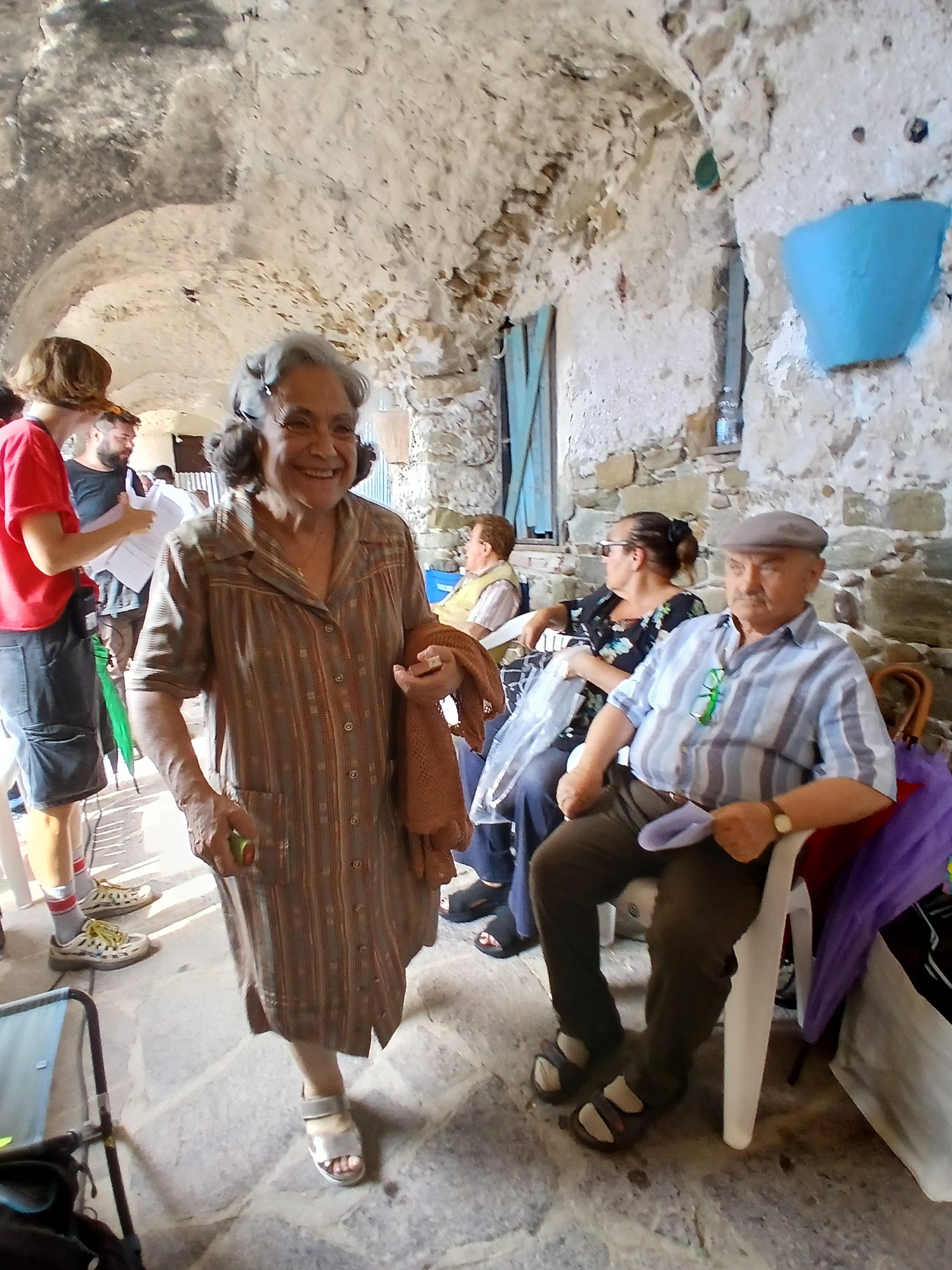 Giacomo Rizzo sul set di Bentornati al Sud – Castellabate, 2026