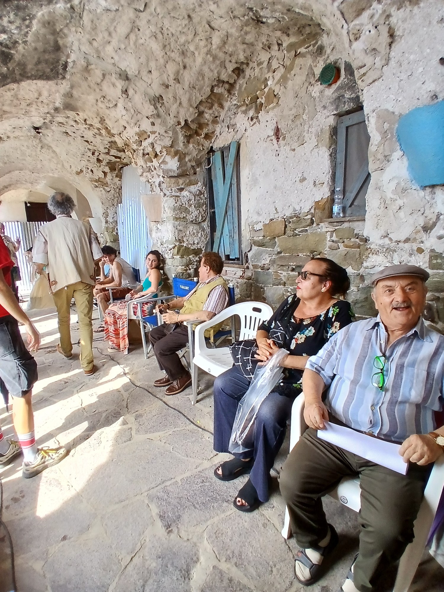 Giacomo Rizzo sul set di Bentornati al Sud – Castellabate, 2026