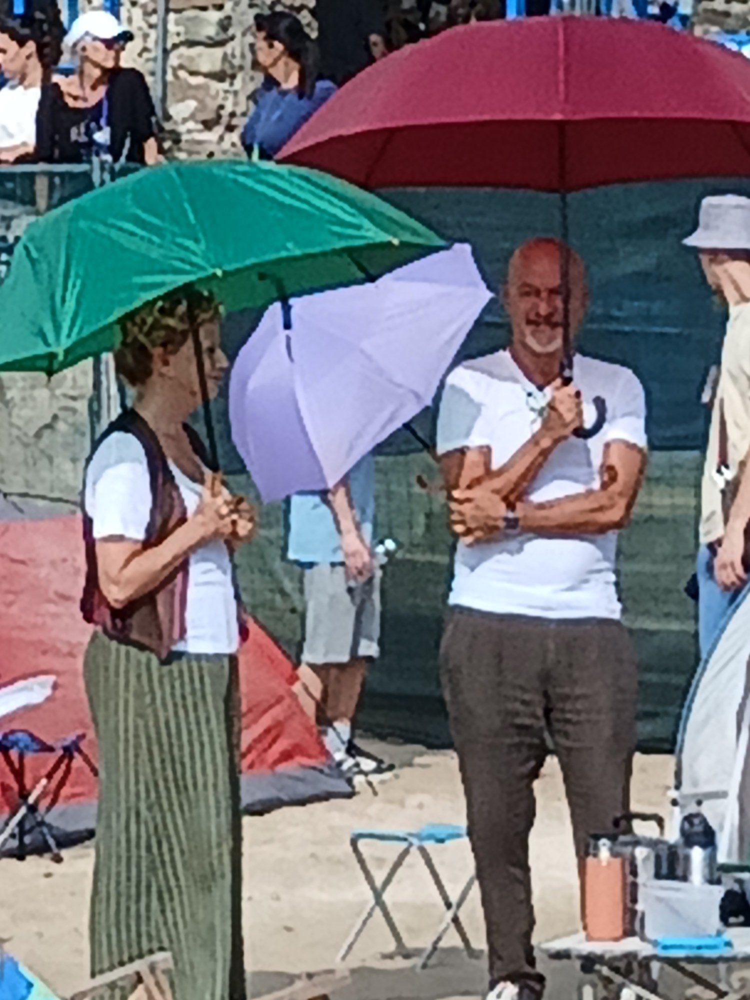 Giacomo Rizzo sul set di Bentornati al Sud – Castellabate, 2026