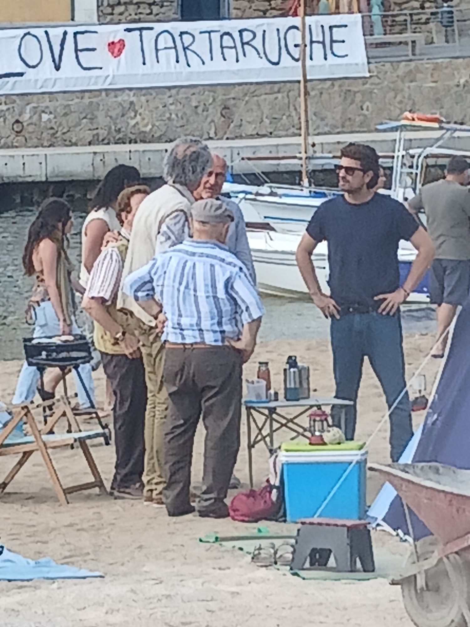 Giacomo Rizzo sul set di Bentornati al Sud – Castellabate, 2026