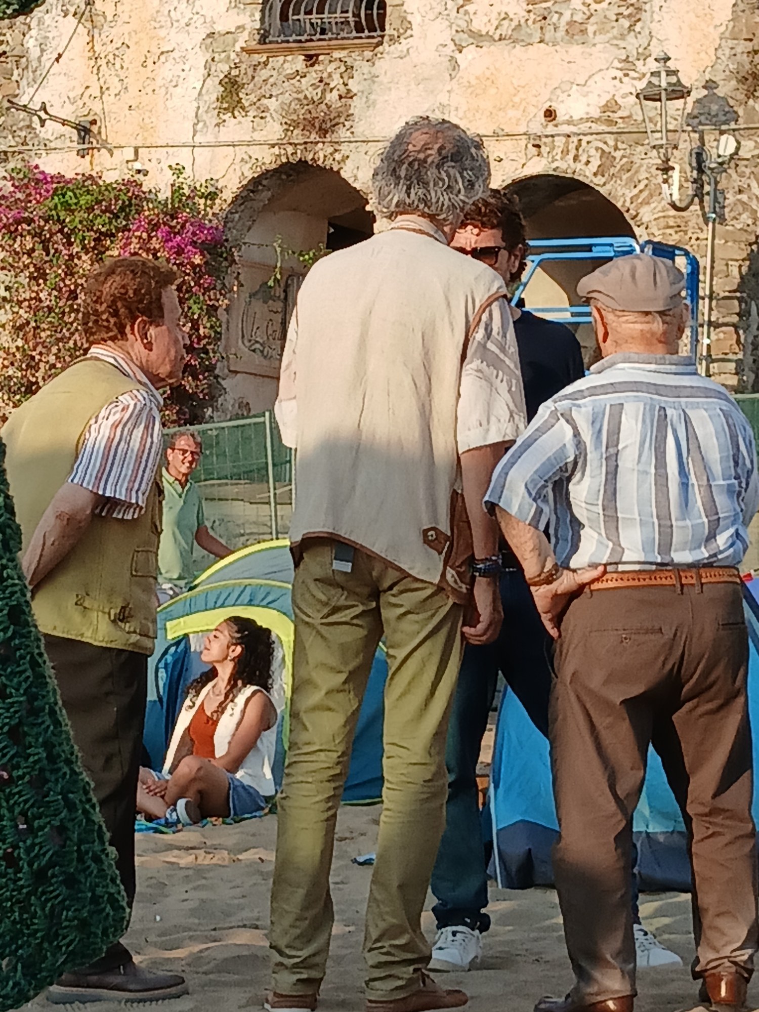 Giacomo Rizzo sul set di Bentornati al Sud – Castellabate, 2026