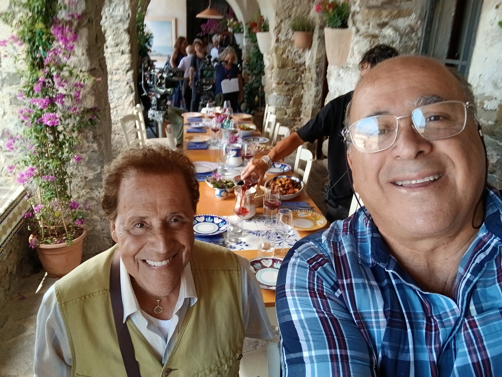 Giacomo Rizzo sul set di Bentornati al Sud – Castellabate, 2026