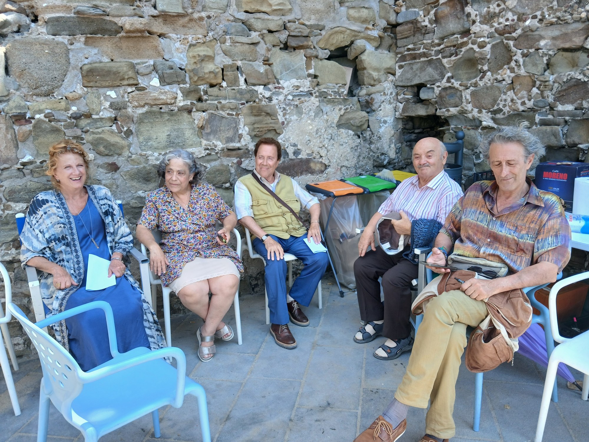 Giacomo Rizzo sul set di Bentornati al Sud – Castellabate, 2026