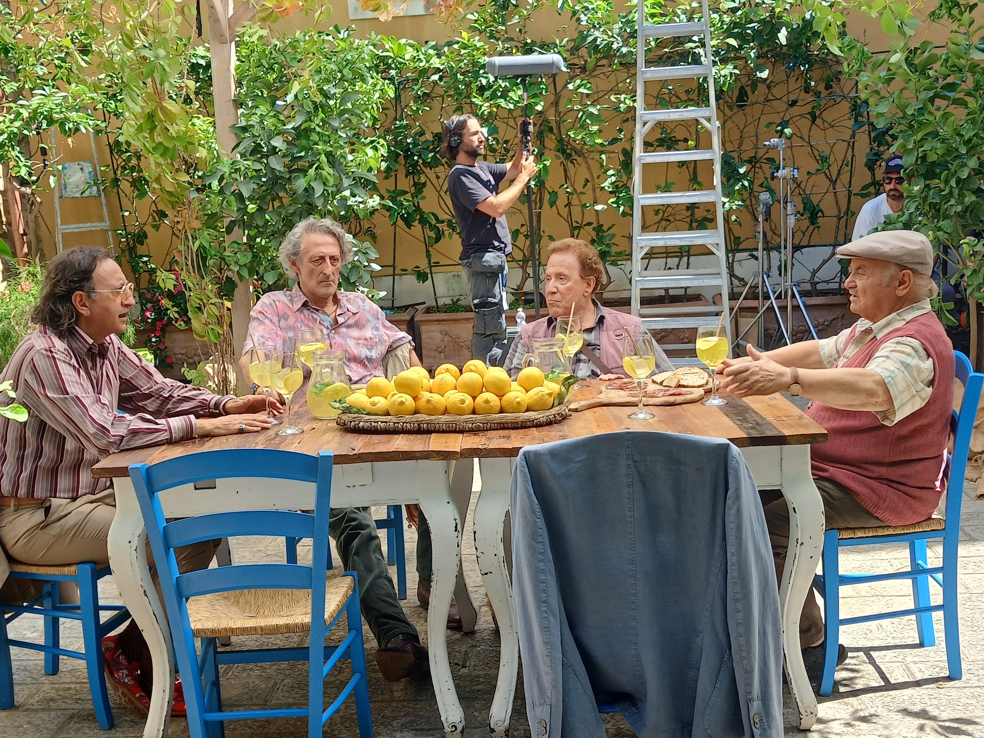 Giacomo Rizzo sul set di Bentornati al Sud – Castellabate, 2026