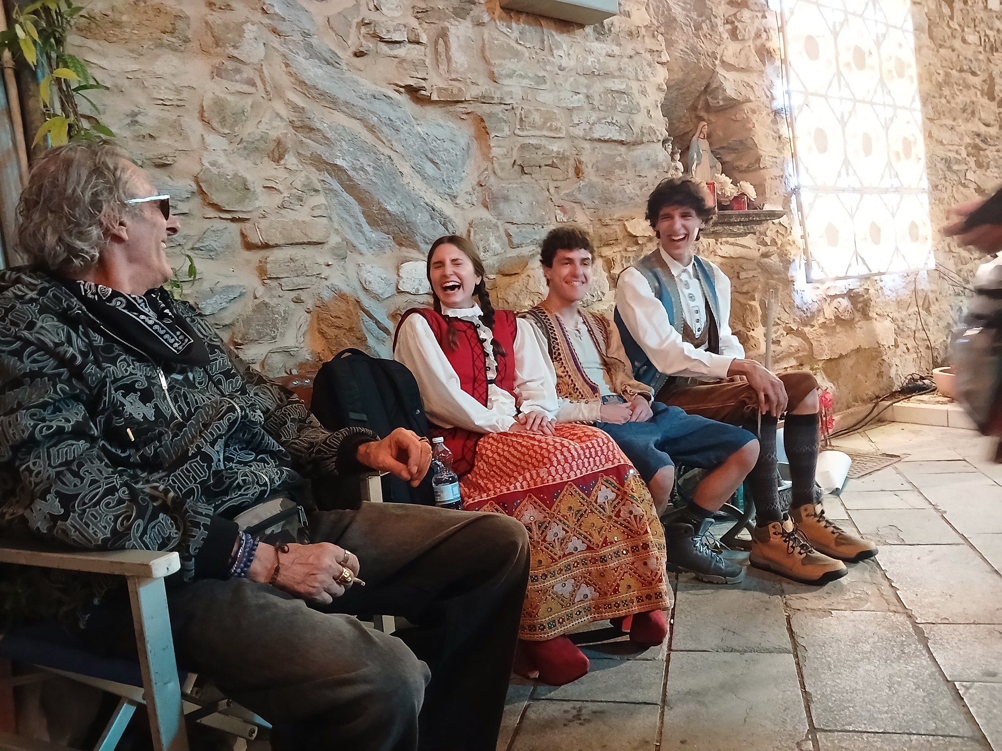 Giacomo Rizzo sul set di Bentornati al Sud – Castellabate, 2026