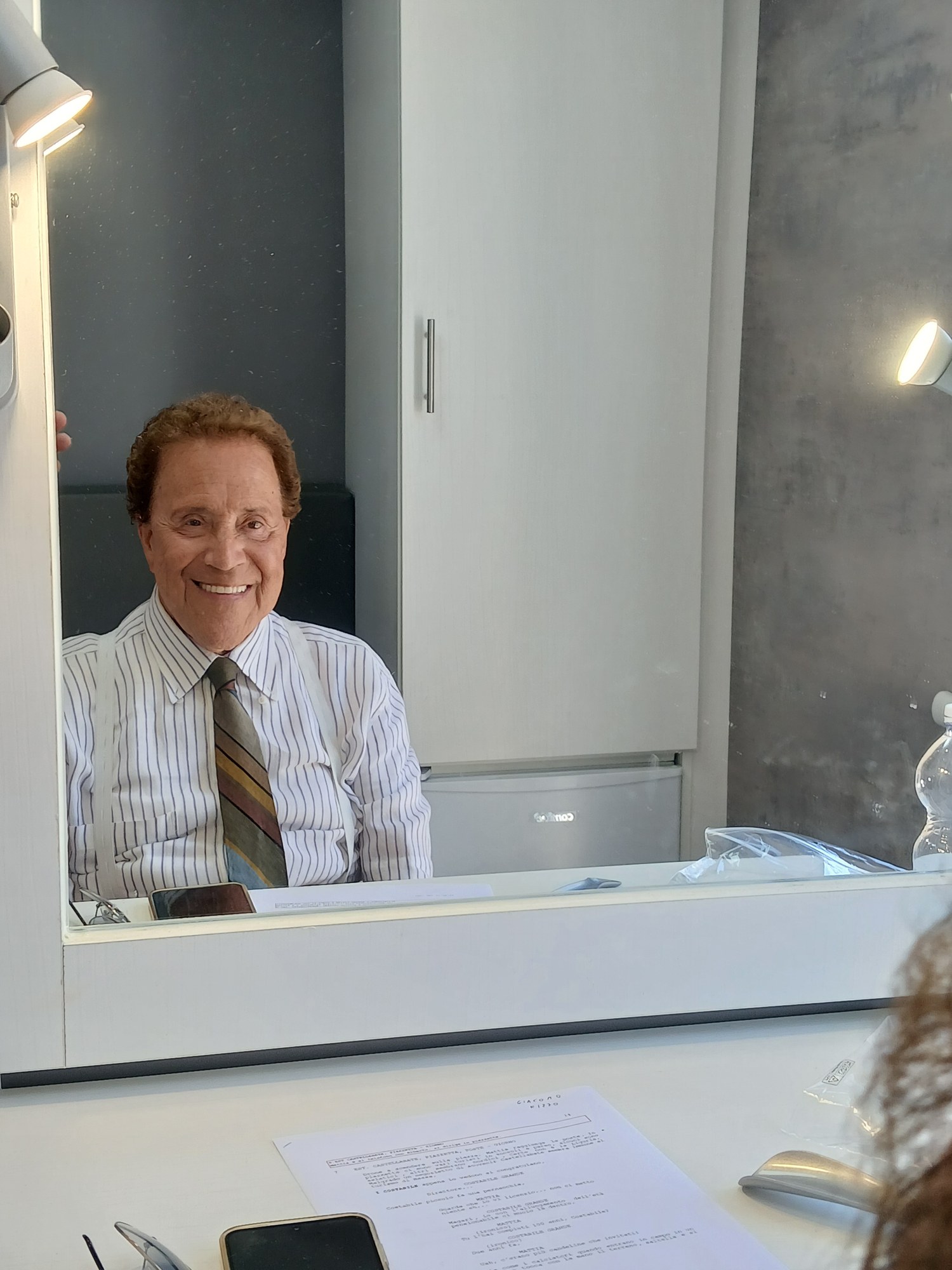 Giacomo Rizzo sul set di Bentornati al Sud – Castellabate, 2026