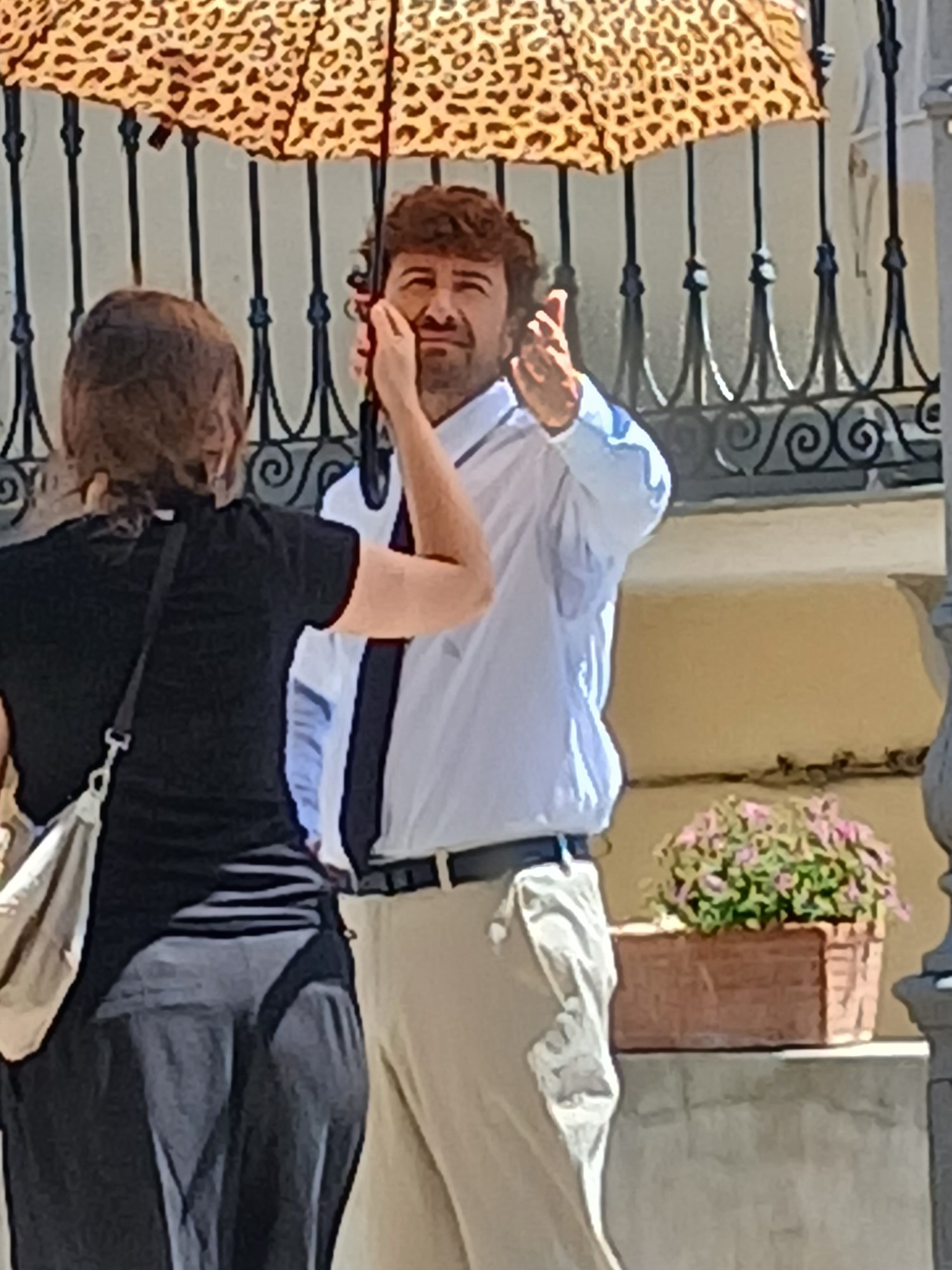 Giacomo Rizzo sul set di Bentornati al Sud – Castellabate, 2026
