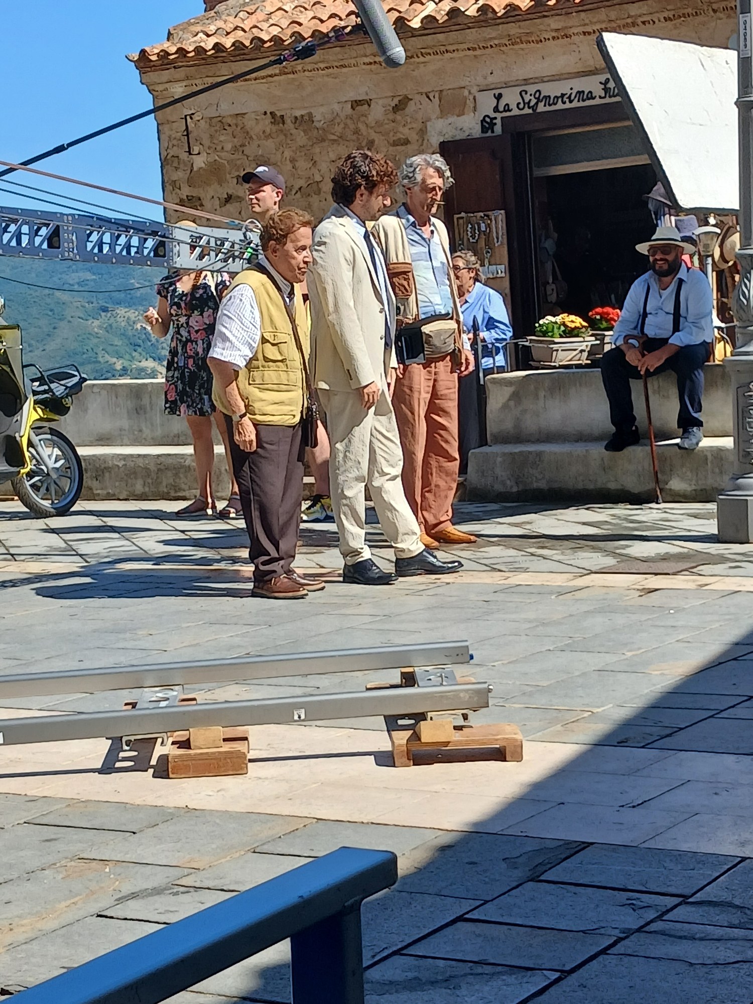 Giacomo Rizzo sul set di Bentornati al Sud – Castellabate, 2026