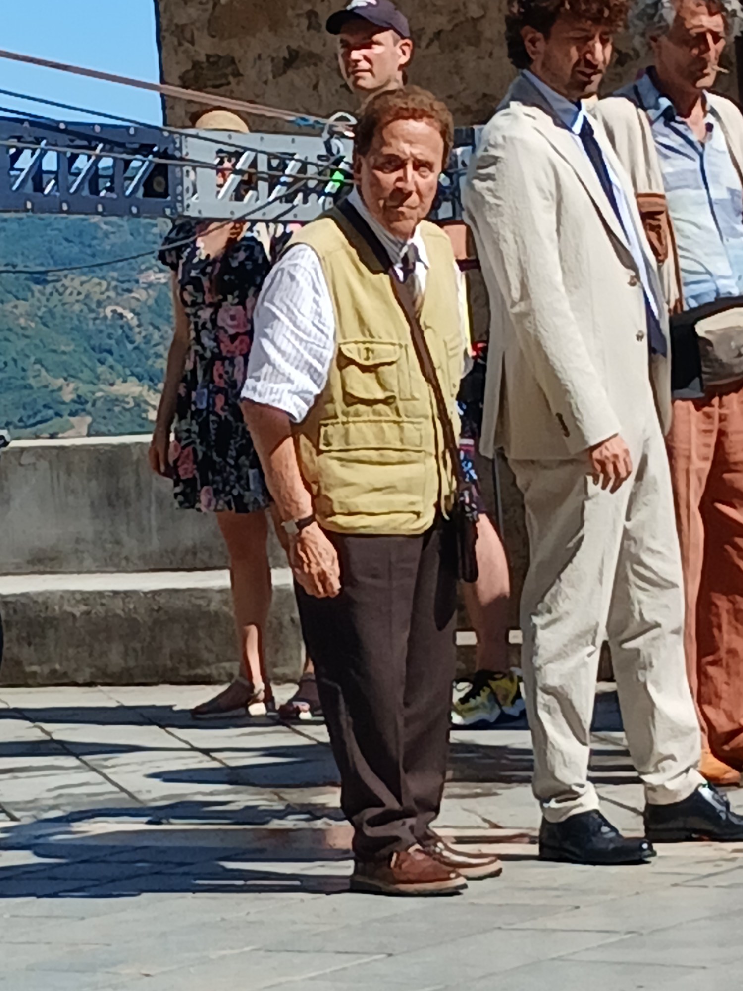 Giacomo Rizzo sul set di Bentornati al Sud – Castellabate, 2026
