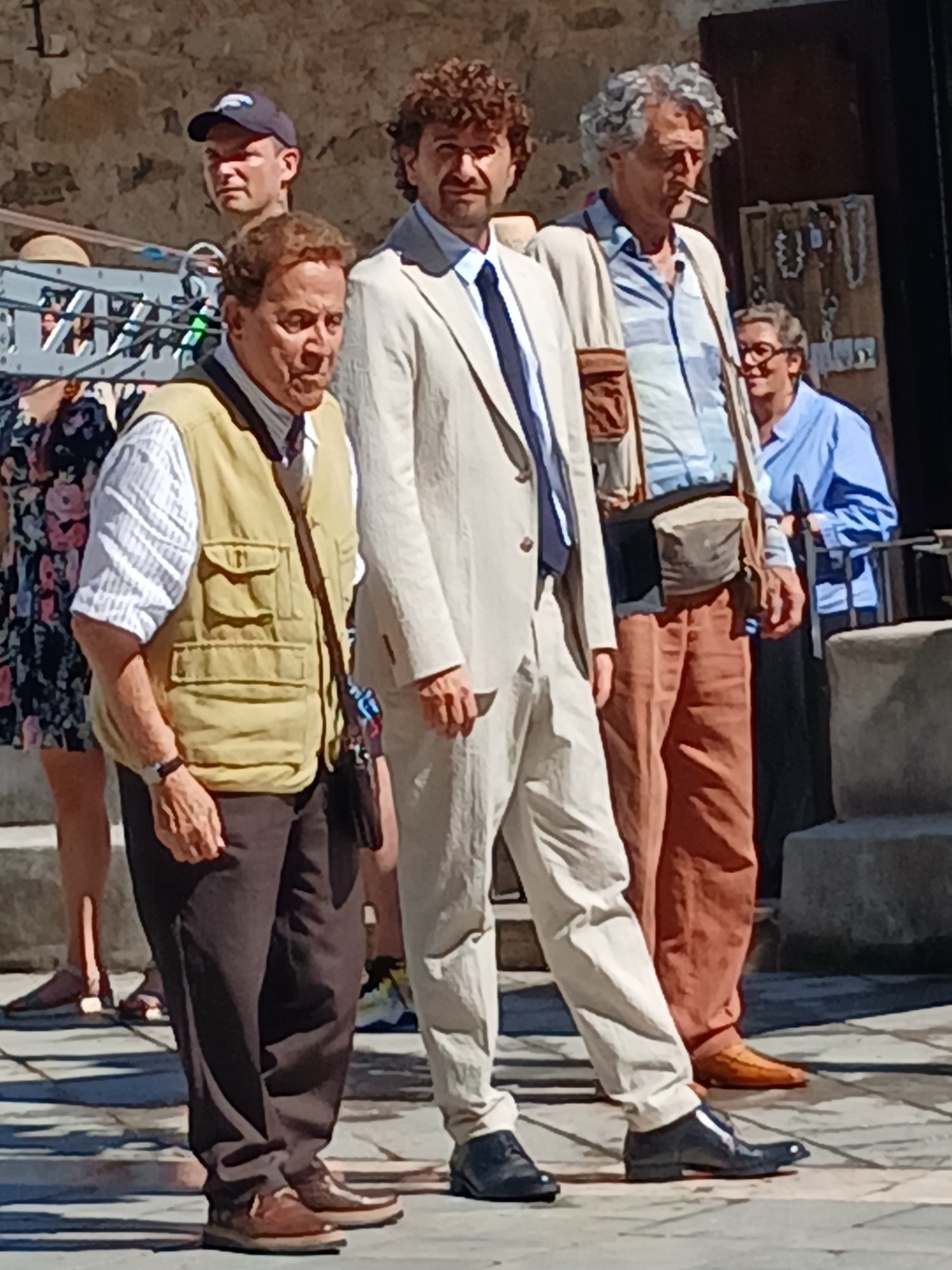 Giacomo Rizzo sul set di Bentornati al Sud – Castellabate, 2026