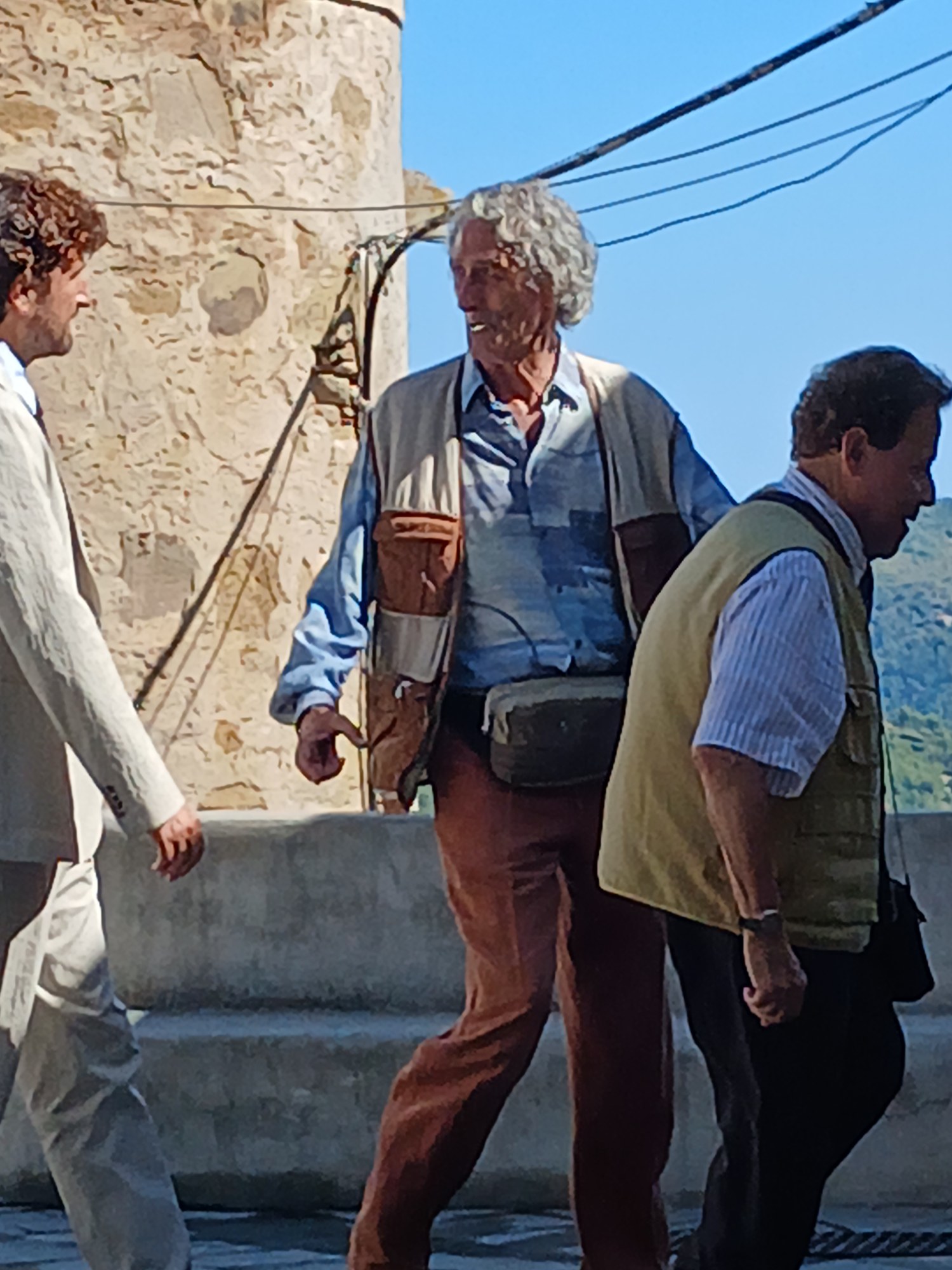 Giacomo Rizzo sul set di Bentornati al Sud – Castellabate, 2026