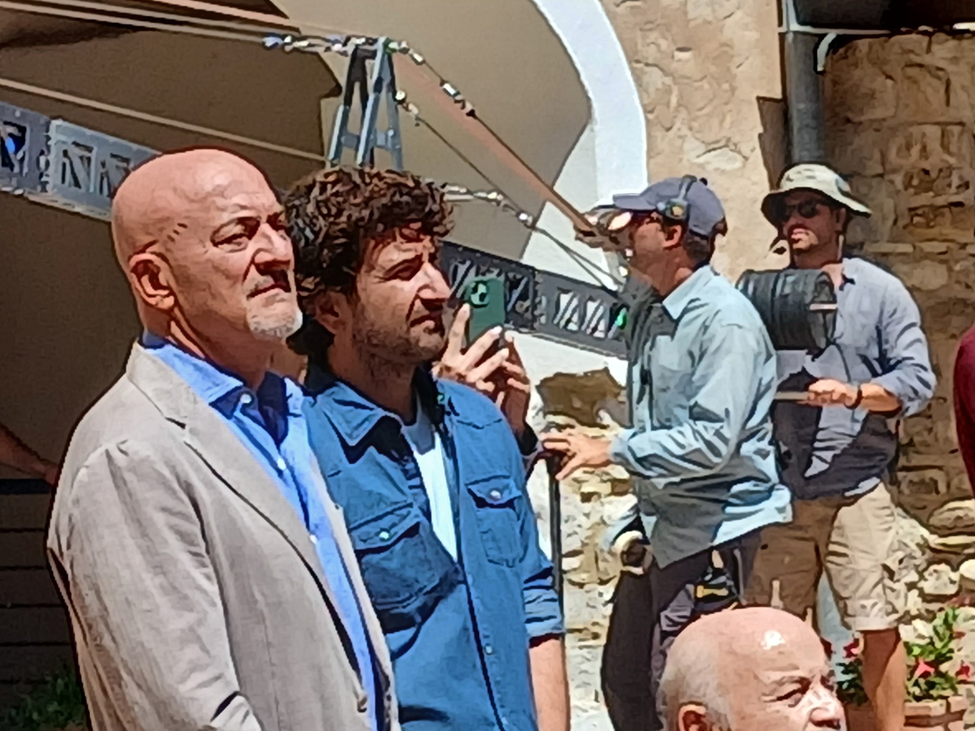 Giacomo Rizzo sul set di Bentornati al Sud – Castellabate, 2026