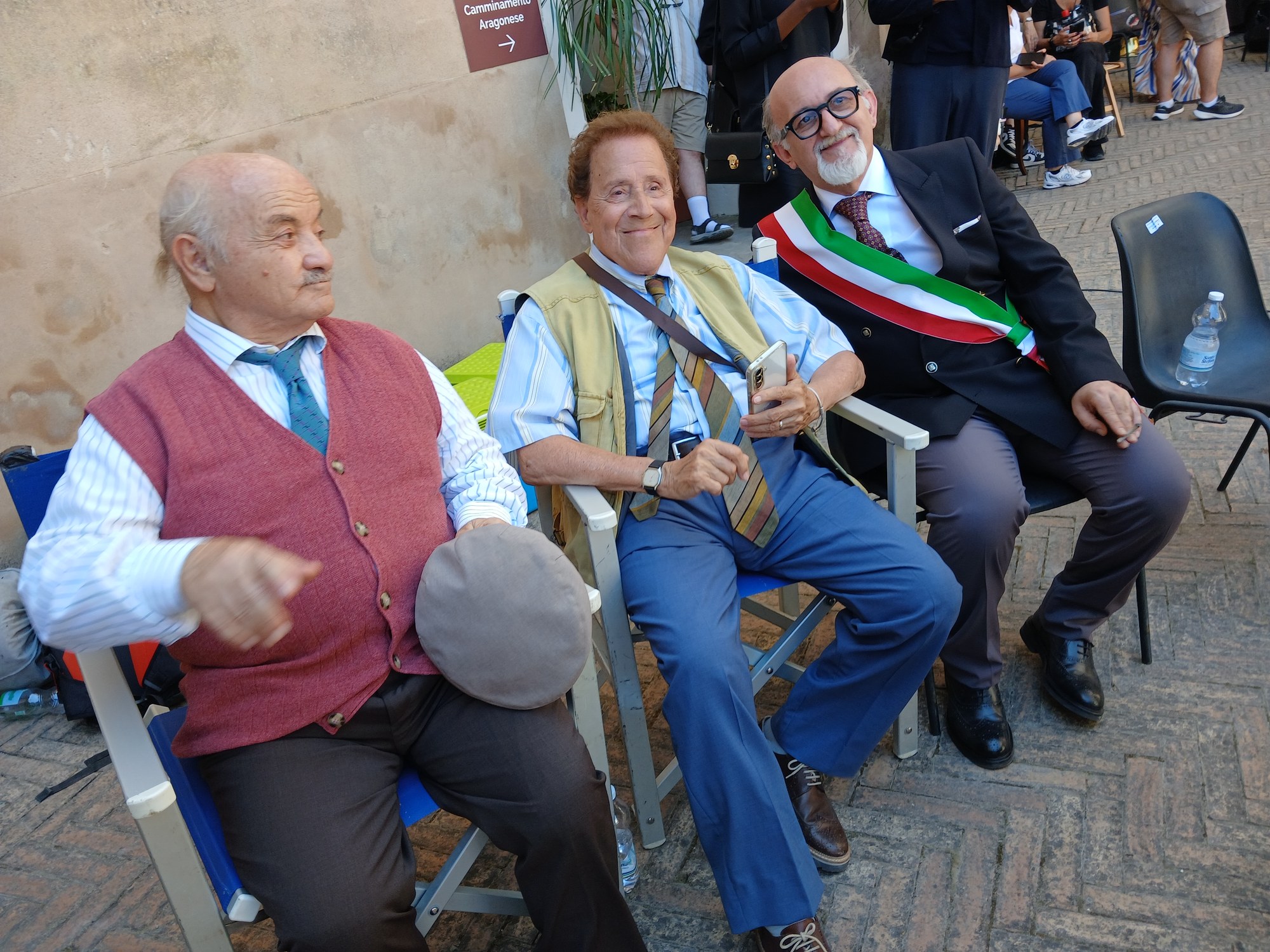 Giacomo Rizzo sul set di Bentornati al Sud – Castellabate, 2026