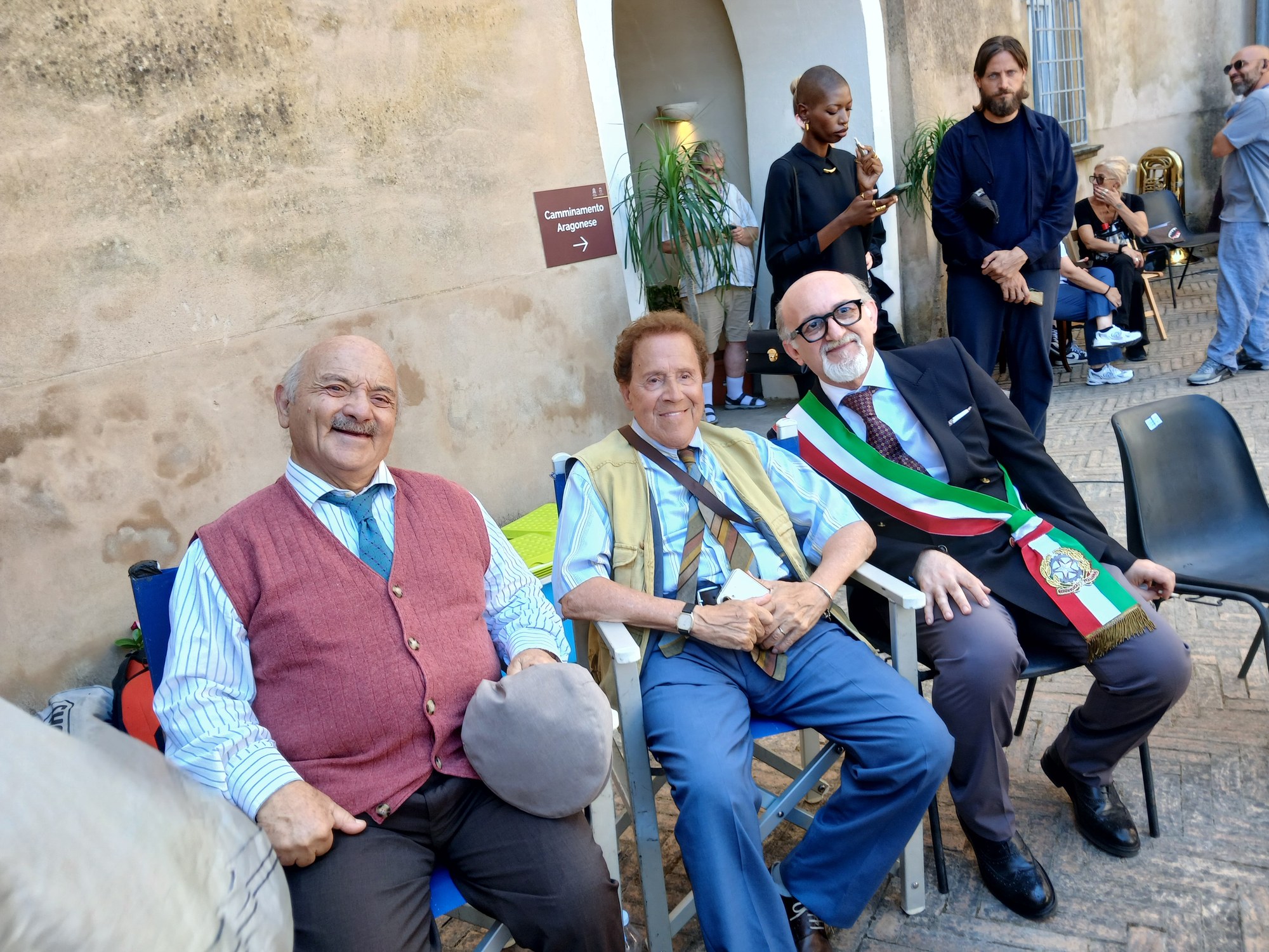 Giacomo Rizzo sul set di Bentornati al Sud – Castellabate, 2026
