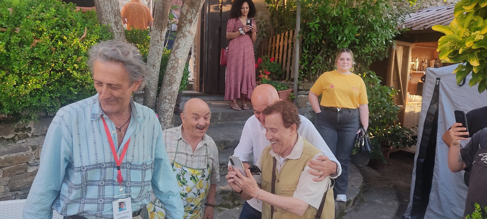 Giacomo Rizzo sul set di Bentornati al Sud – Castellabate, 2026