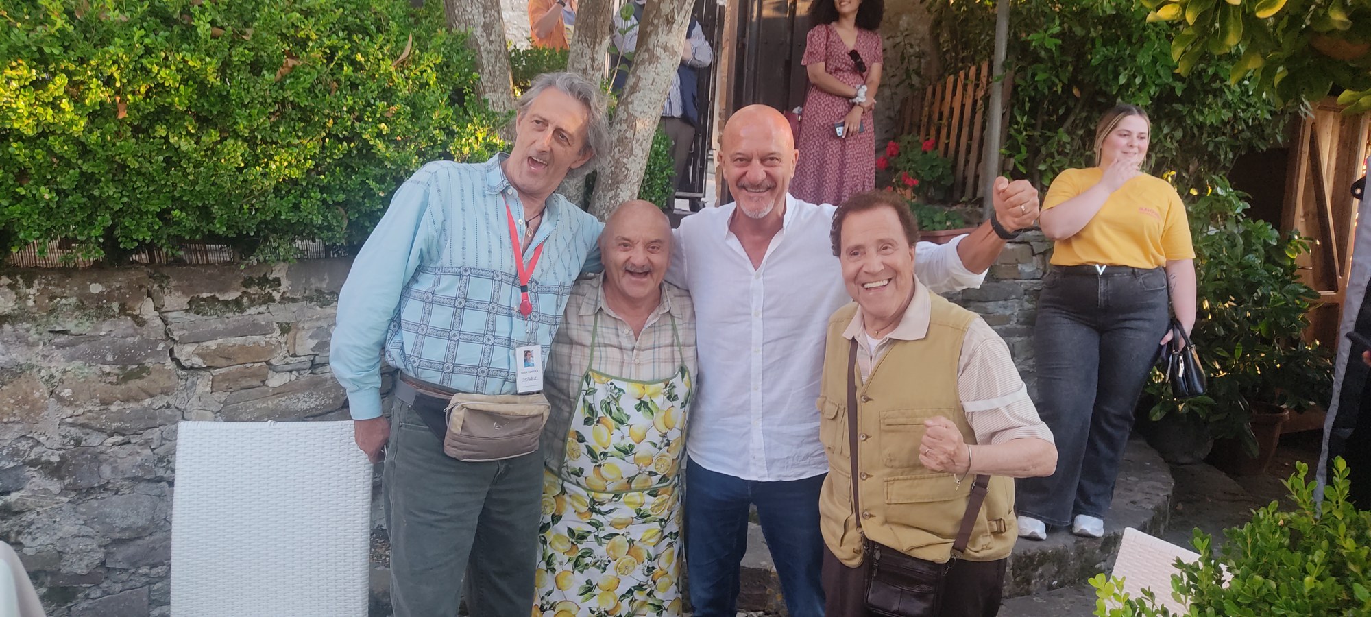 Giacomo Rizzo sul set di Bentornati al Sud – Castellabate, 2026
